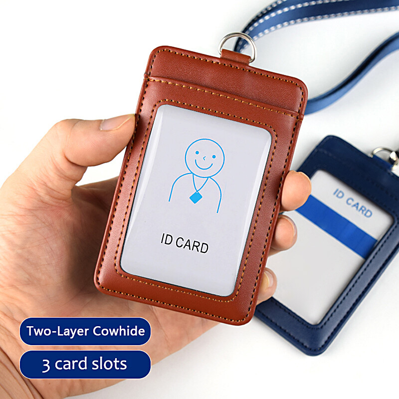 Leatherworker Name - Porta Tarjetas de Identificación Clásico y