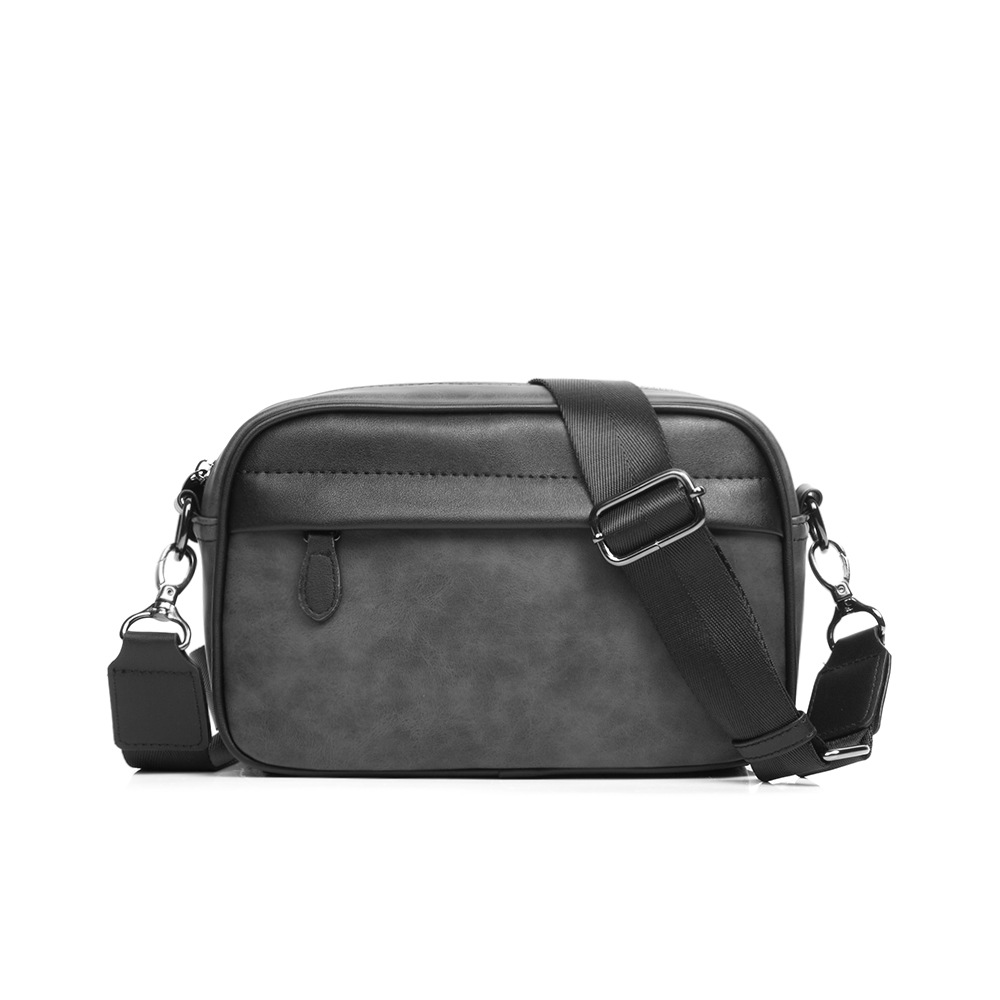 Leather Work Bag Laptop - Bolso de hombro con patrón clásico