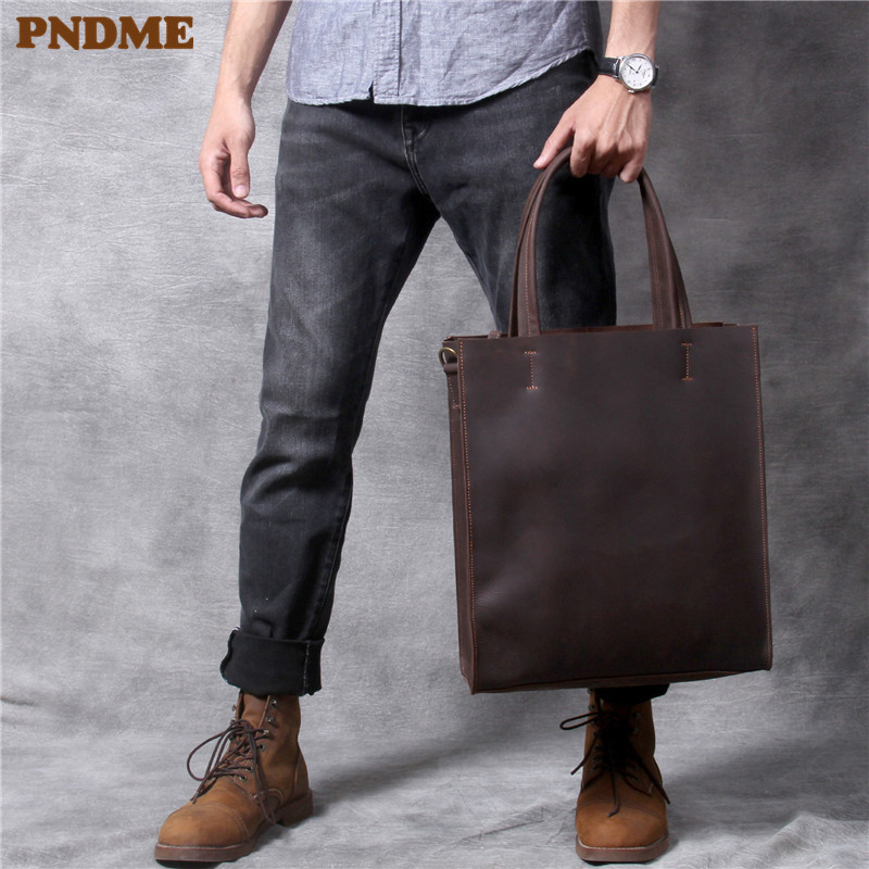 Bolso de mano Vintage de cuero - Leather Work Bag Laptop reseña y precio