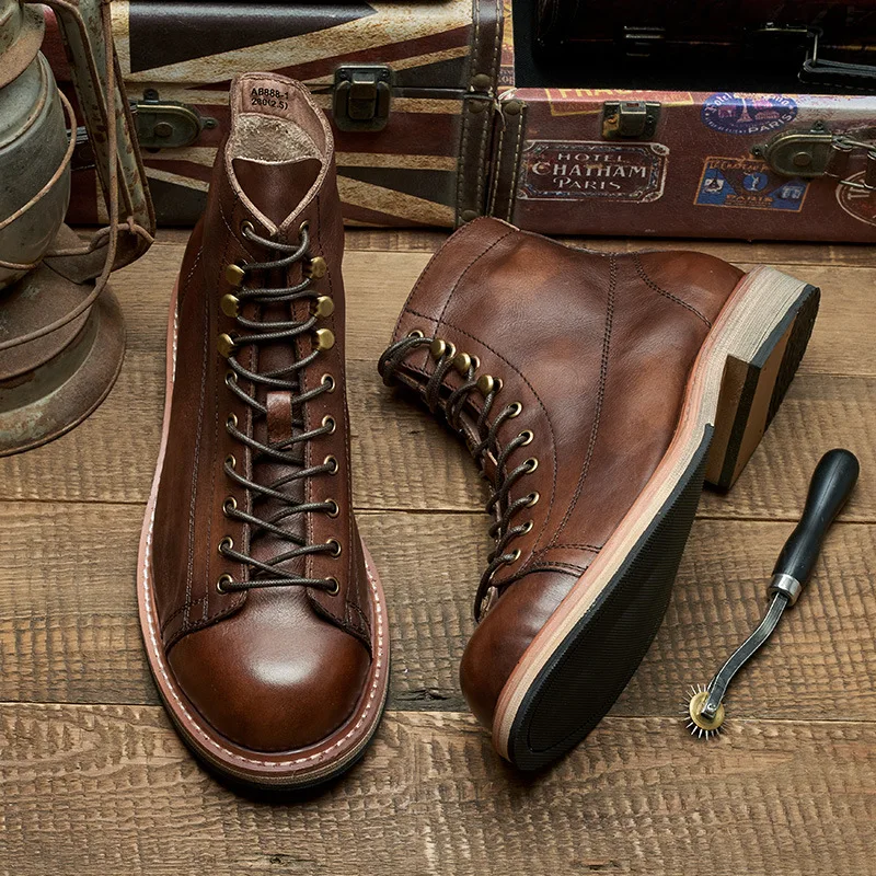 Botas británicas hechas a mano - Leather Work Boots reseña y precio