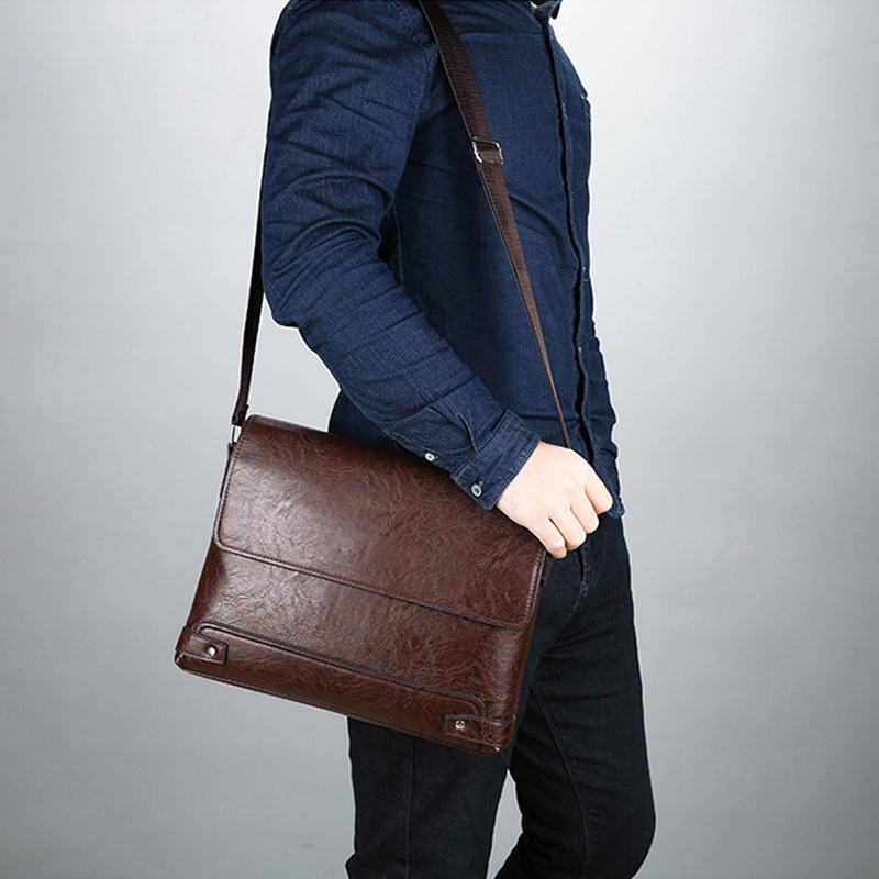 Maletín para hombre de cuero P - Leather Work Bag Laptop reseña y precio