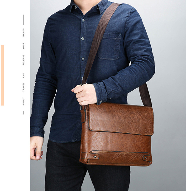 Maletín para hombre de cuero P - Leather Work Bag Laptop reseña y precio