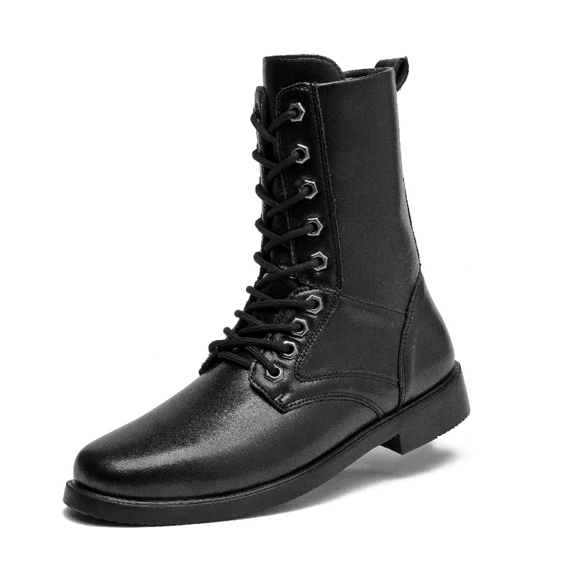 Botas de Cuero de Caña Alta, B - Leather Work Boots reseña y precio