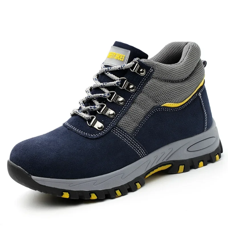 Botas de seguridad de alta cal - Leather Work Boots reseña y precio