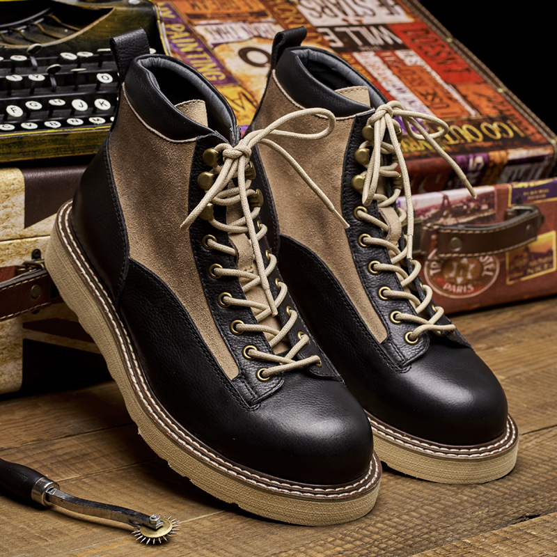 Botas de trabajo de punta cort - Leather Work Boots reseña y precio