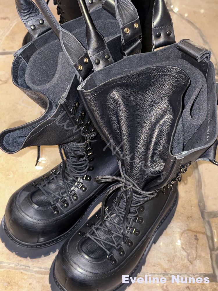 Botas de Motocicleta Retro de  - Leather Work Boots reseña y precio