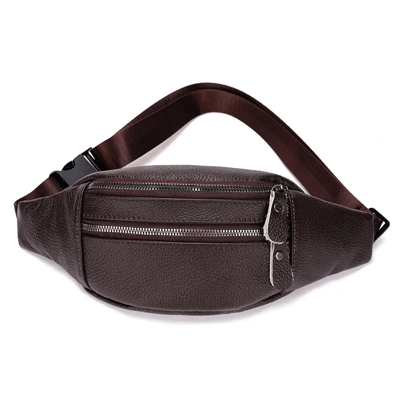 Riñonera de cuero genuino para - Leather Work Bag Laptop reseña y precio