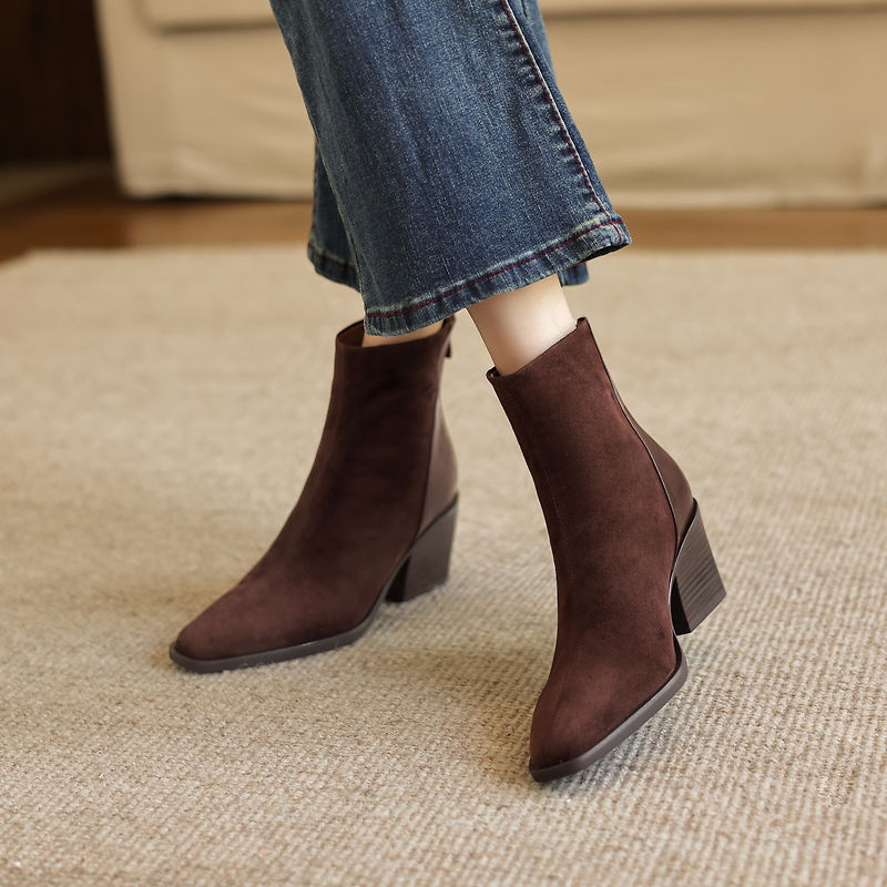 Botas de cuero genuino de la m - Leather Work Women Shoes reseña y precio