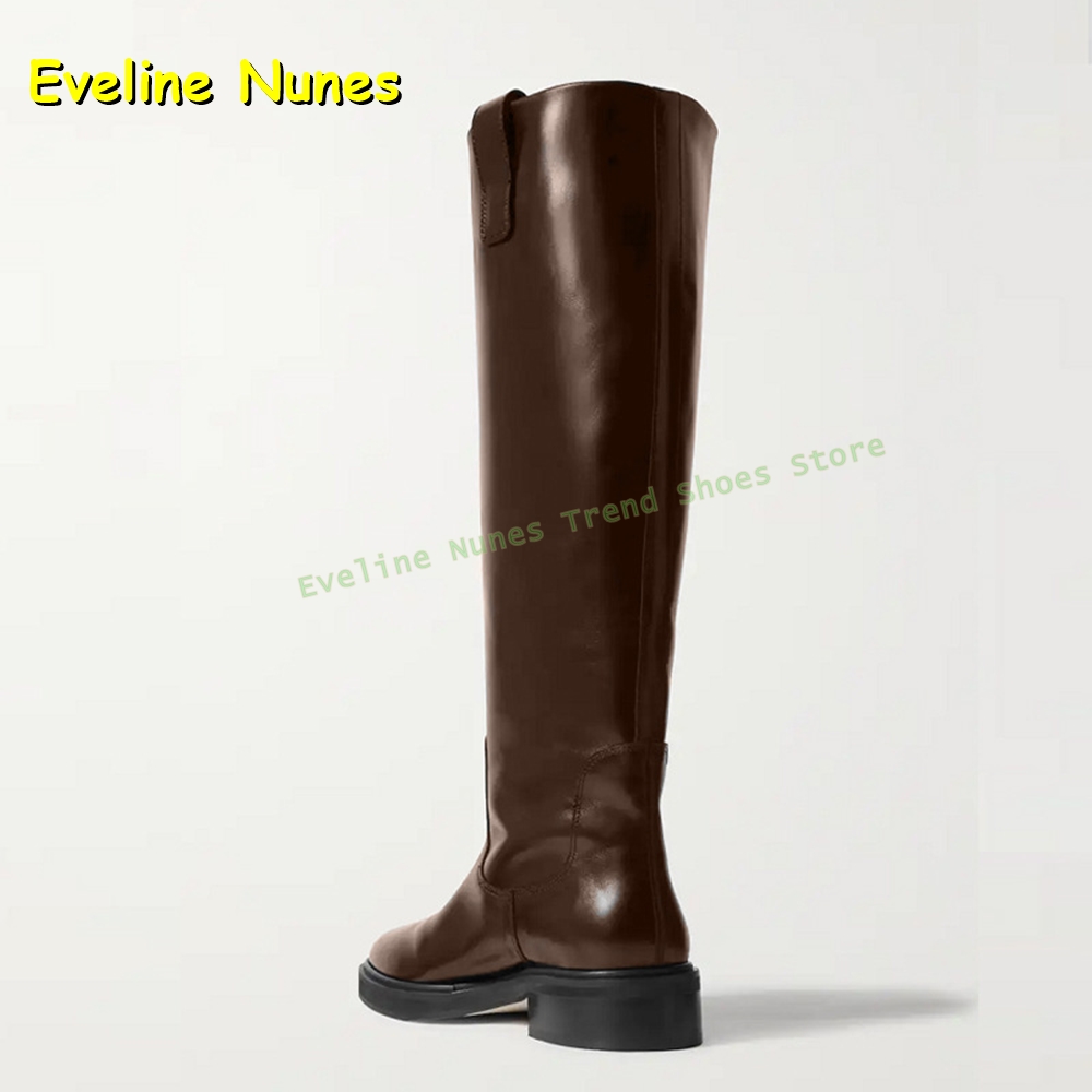 Botas Altas de Cuero Negro par - Leather Work Women Shoes reseña y precio