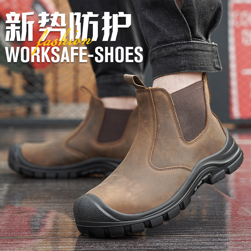 Botas de trabajo con puntera d - Leather Work Boots reseña y precio