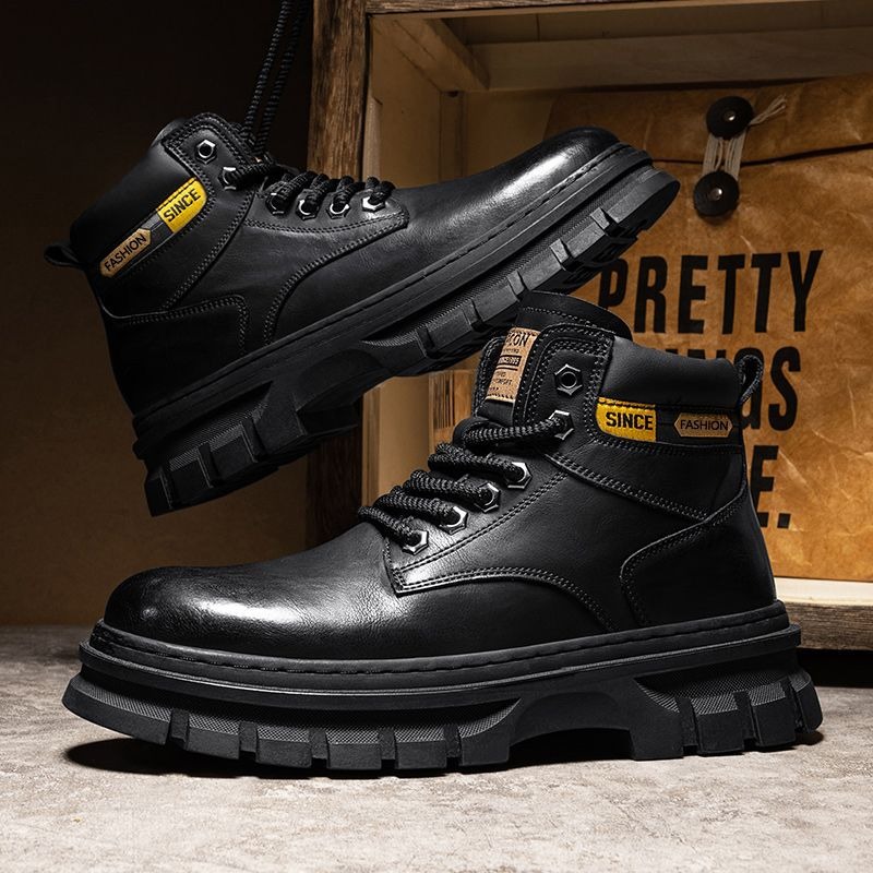 Botines de plataforma Vintage  - Leather Work Boots reseña y precio