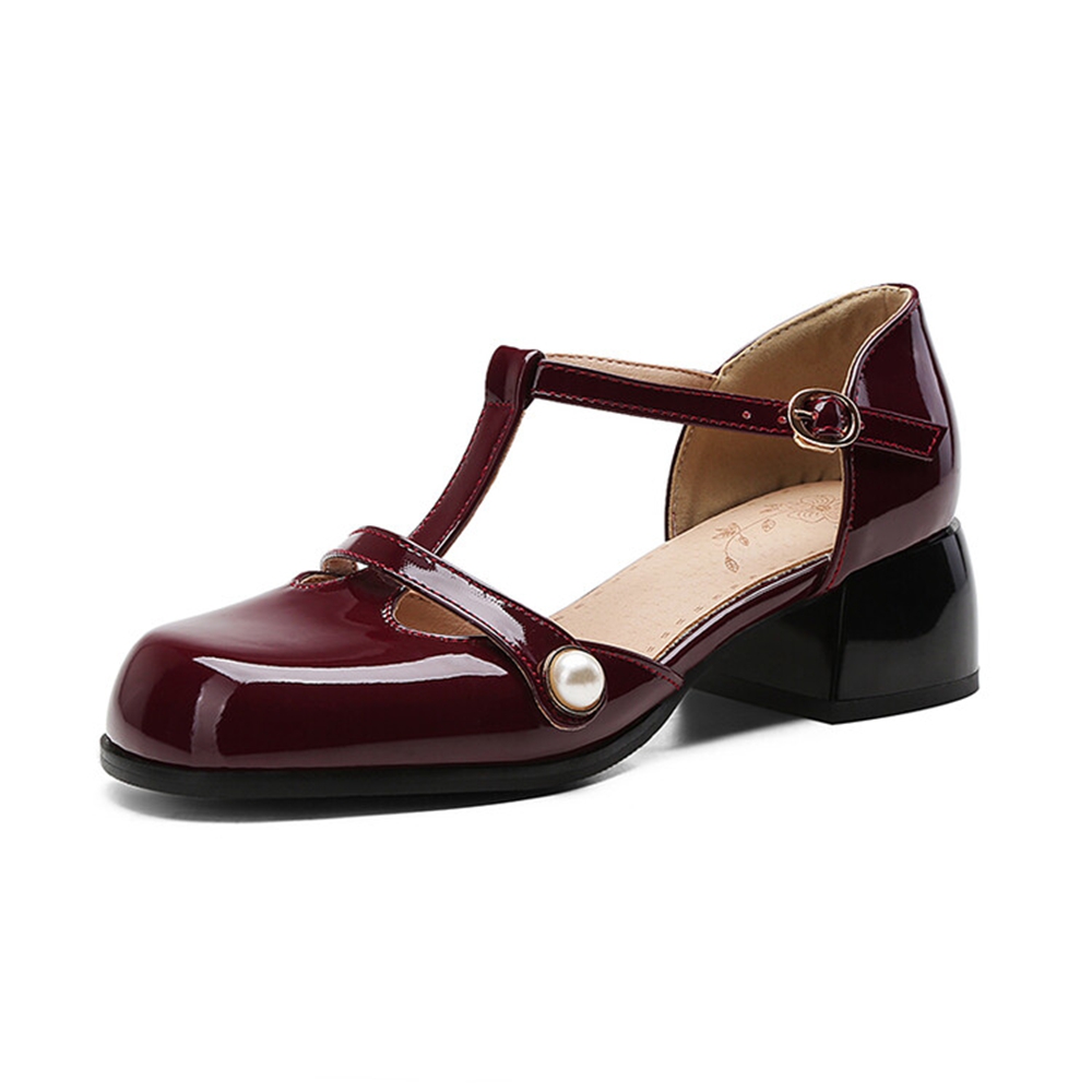 Sandalias de Tacón Alto y Grue - Leather Work Women Shoes reseña y precio