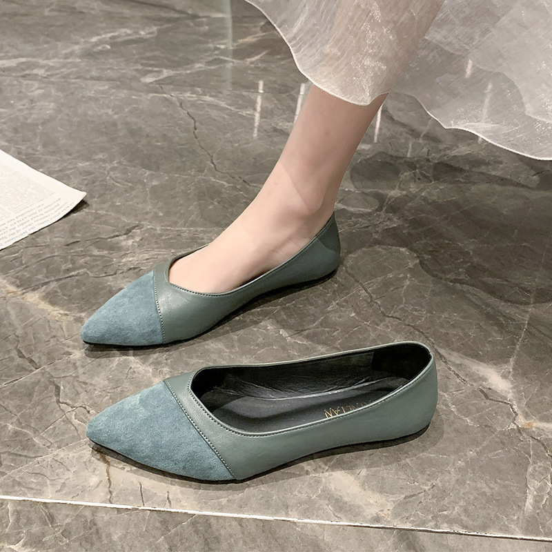 Zapatos planos de cuero negro  - Leather Work Women Shoes reseña y precio