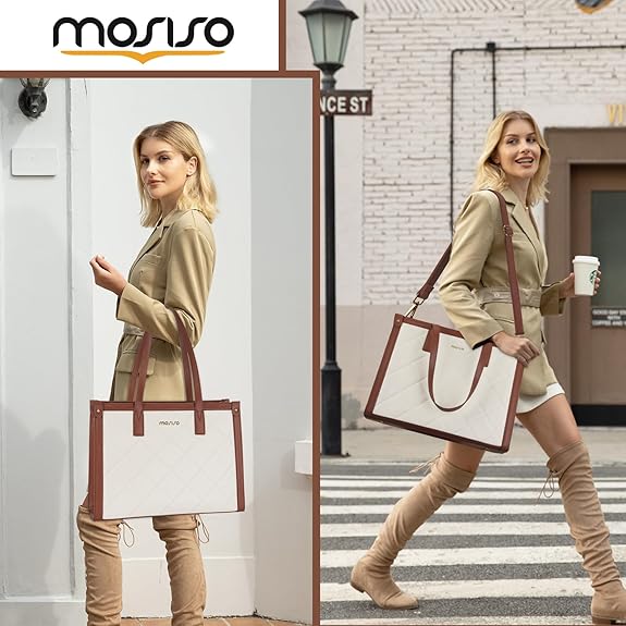 Bolso impermeable para ordenad - Leather Work Bag Laptop reseña y precio