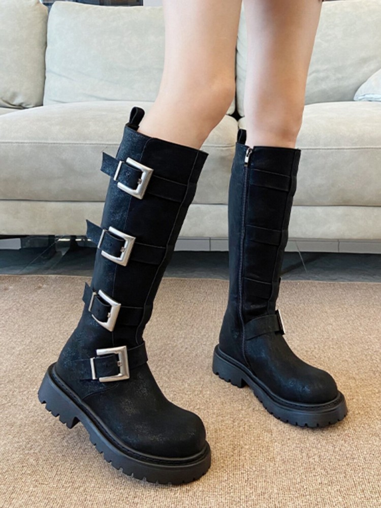 Botas de Moda para Mujer con M - Leather Work Women Shoes reseña y precio