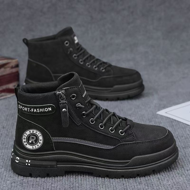 Botas de trabajo Retro de alta - Leather Work Boots reseña y precio