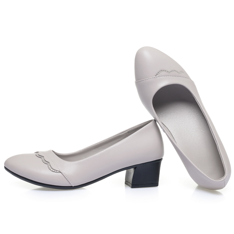 AIYUQI Zapatos de tacón de cue - Leather Work Women Shoes reseña y precio