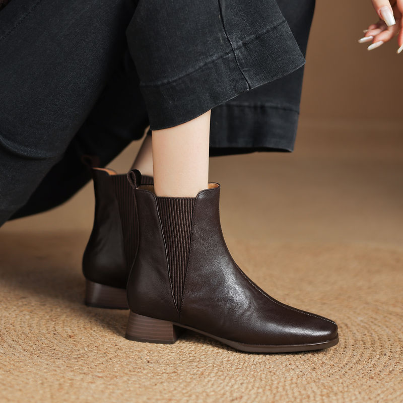 NUEVAS Botas de Otoño para Muj - Leather Work Women Shoes reseña y precio