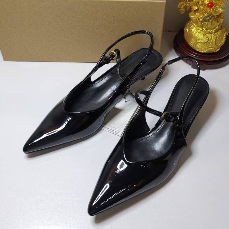 Zapatos de tacón elegantes de  - Leather Work Women Shoes reseña y precio