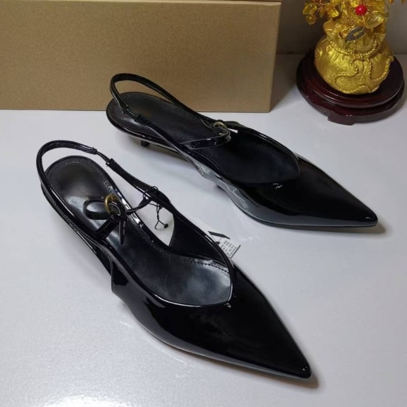 Zapatos de tacón elegantes de  - Leather Work Women Shoes reseña y precio