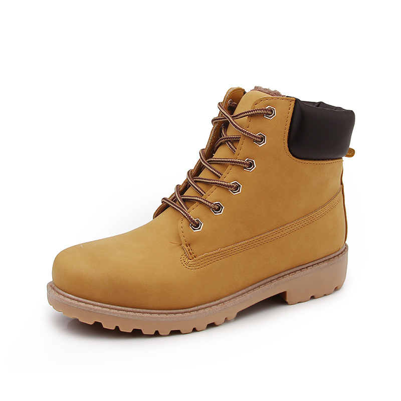 Botas de plataforma para mujer - Leather Work Women Shoes reseña y precio